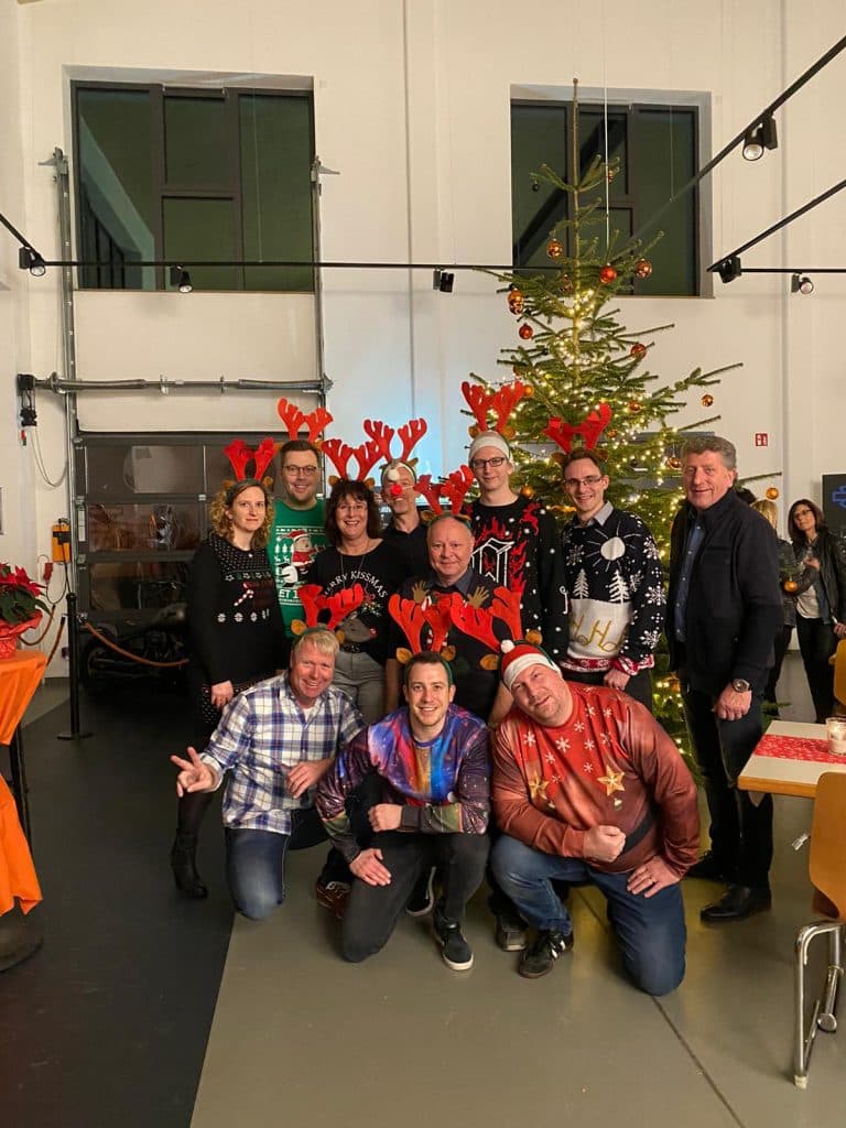 CSB team at the Christmas party 2019